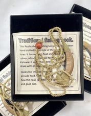 Bone Old Style Fish Hook Pendant