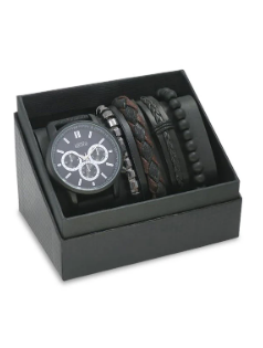 Men's Republic Watch Set With 4 Bracelets