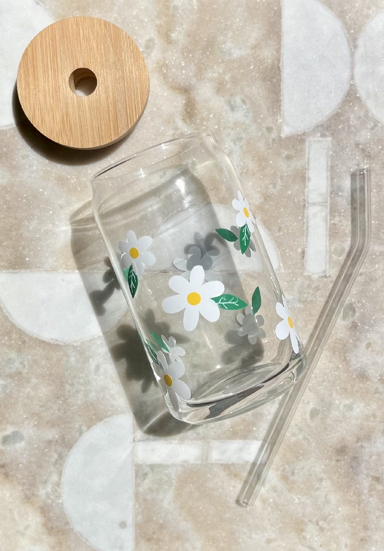 Daisy Cup & Straw Set