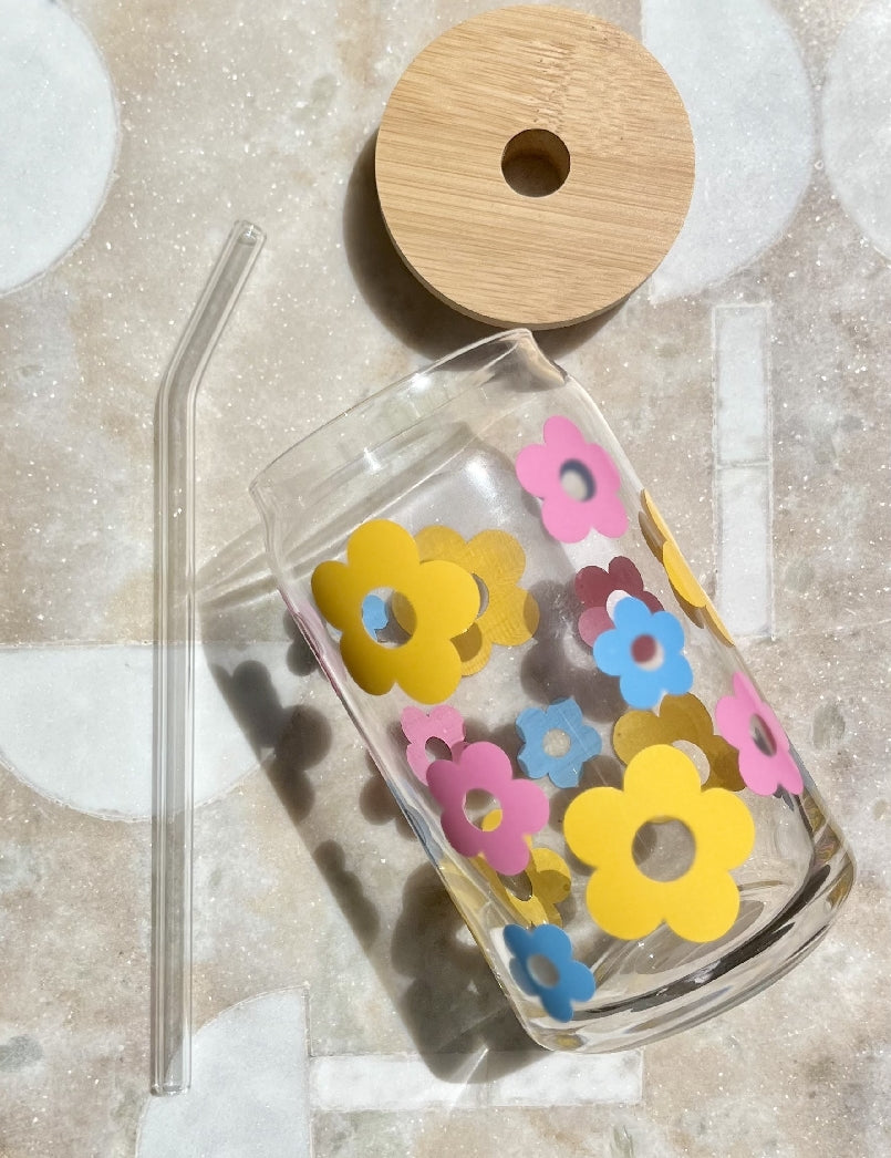 Flower Cup & Straw Set