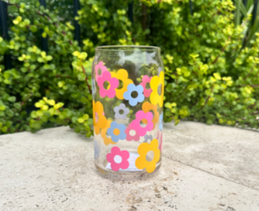 Flower Cup & Straw Set