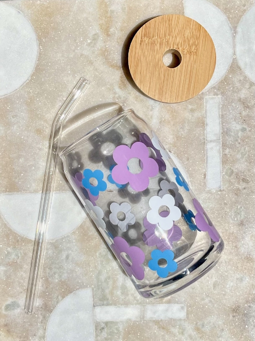 Flower Cup & Straw Set