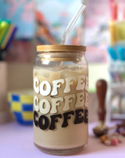 Coffee Cup & Straw Set