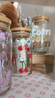 Coffee Cup & Straw Set