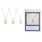Equilibrium Silver Love Lock Necklace