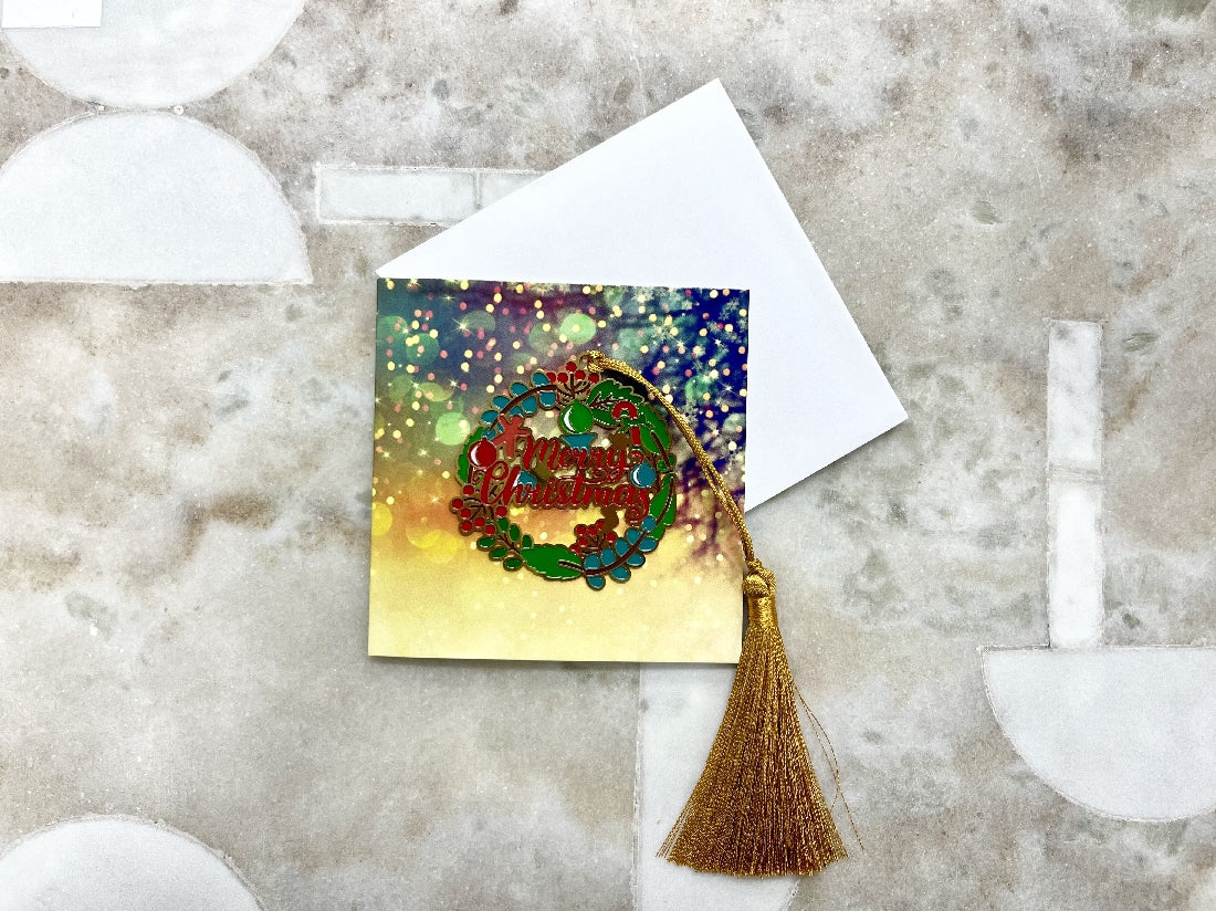 Christmas Reef Bookmark Card