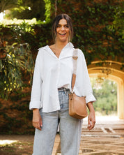 Louenhide Parker Phone Crossbody Bag [clr:camel]