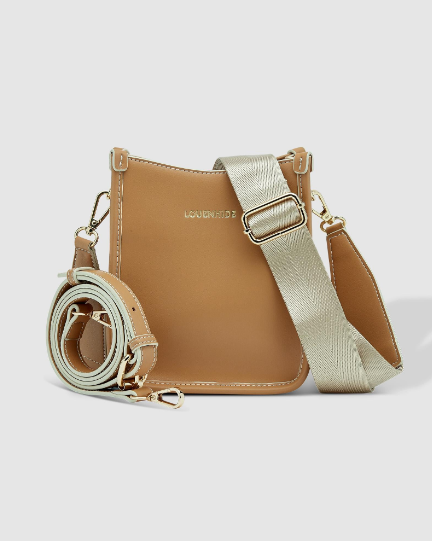 Louenhide Parker Phone Crossbody Bag [clr:camel]