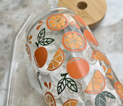 Orange Cup & Straw Set