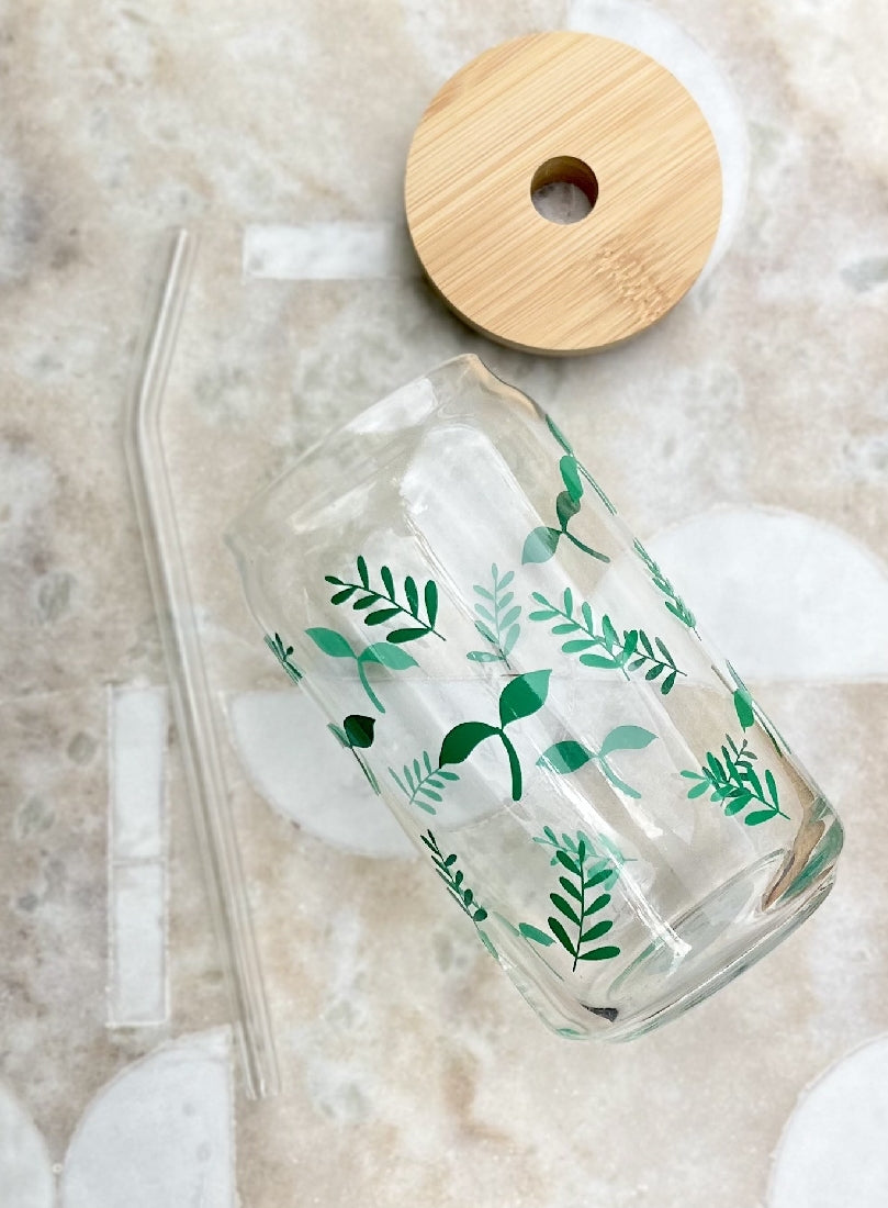 Plants Cup & Straw Set