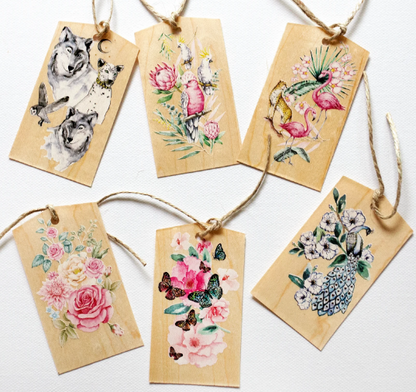 Cristina Re Wood Gift Tags