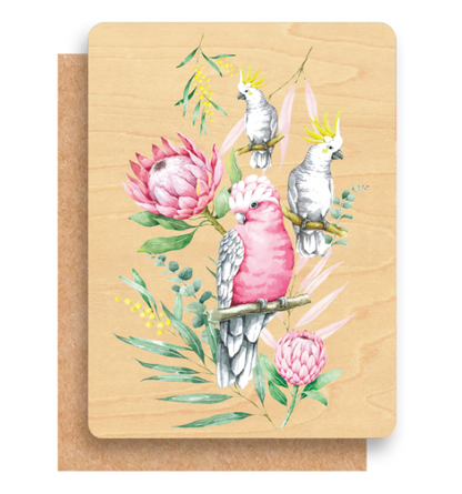 Cristina Re Wood Greeting Card & Envelope