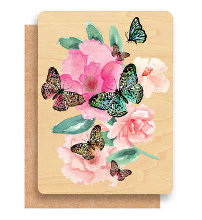 Cristina Re Wood Greeting Card & Envelope