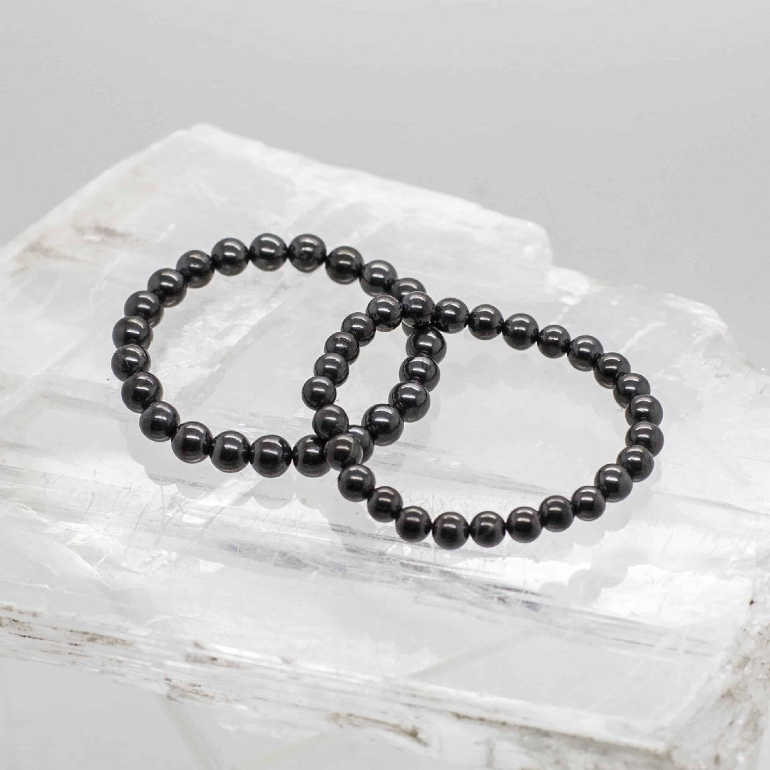Natural Botswana Agate Healing Bracelet In Midnight