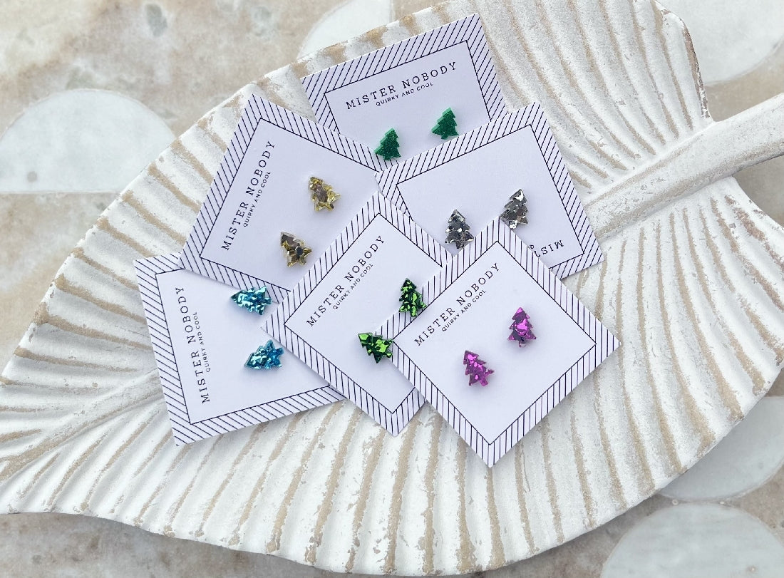 Mister Nobody Christmas Tree Studs