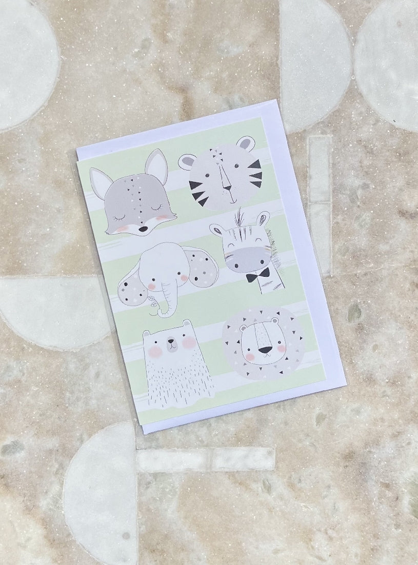 Baby Animals Greeting Card