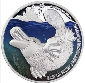 Fact Or Fiction: Patchwork Platypus 2024 Niue $5 2oz Silver Proof Coin