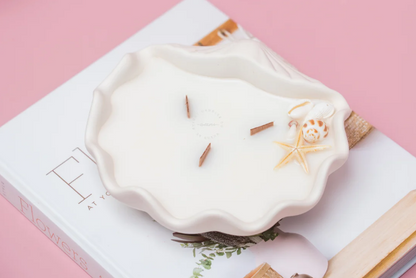 Clamshell Candle [snt:sandalwood Vanilla]