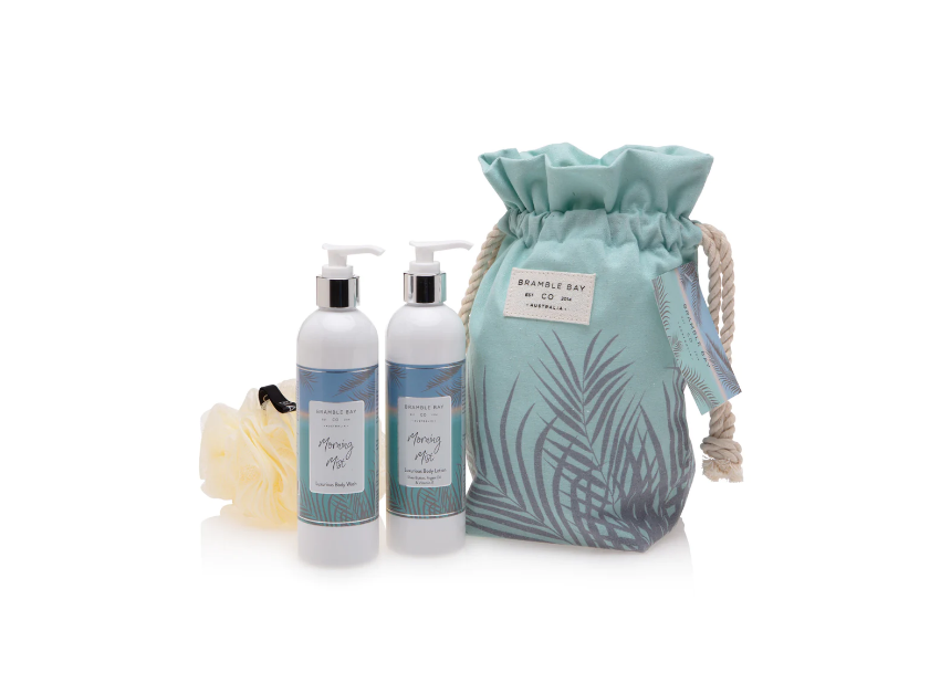 Bramble Bay Co Ocean Morning Mist Gift Bag Set