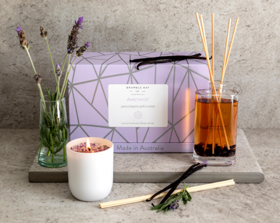 Bramble Bay Co Amethyst Crystal Infusions Diffuser 