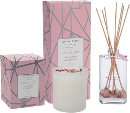 Bramble Bay Co Rose Quartz Crystal Infusions Diffuser 