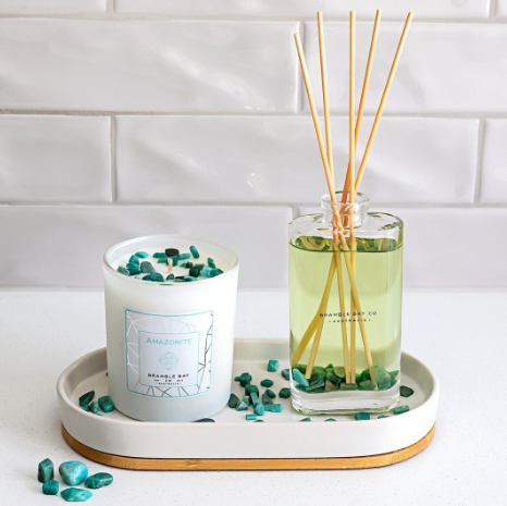 Bramble Bay Co Amazonite Crystal Infusions Diffuser 