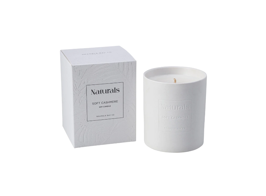 Bramble Bay Co Naturals Soft Cashmere Candle