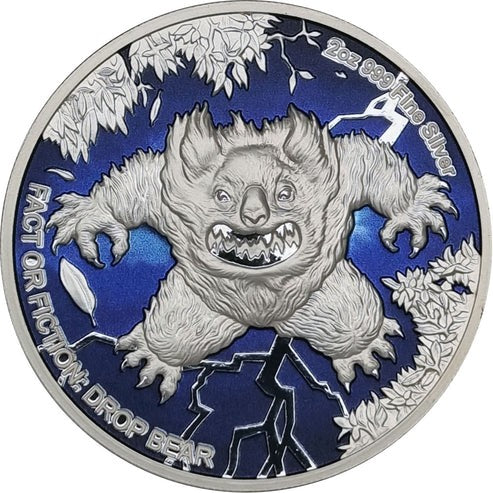 Fact Or Fiction: Drop Bear 2024 Niue $5 2oz Silver Proof Coin