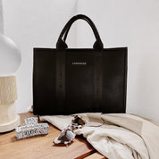 Louenhide Manhattan Logo Tote Bag [clr:black]