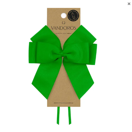 Vandoros Green Ribbon Bow