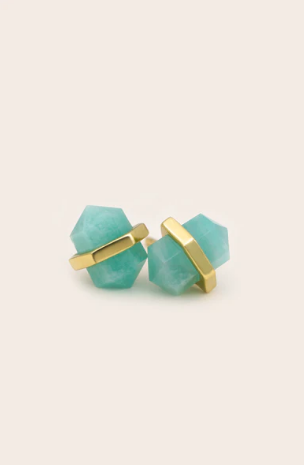 Cloud Nine Balance Intention Gold Studs