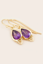 Cloud Nine Crown Chakra Gold Earrings