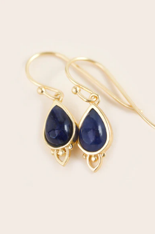 Cloud Nine Third Eye Chakra Gold Earrings