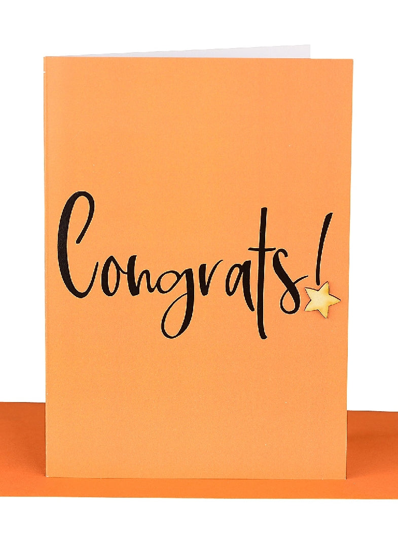 Embellished Congrats! Greeting Card 