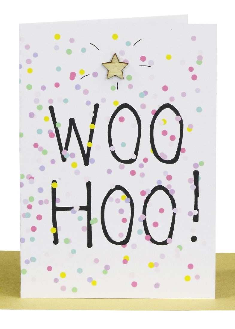 Embellished Woo Hoo! Greeting Card