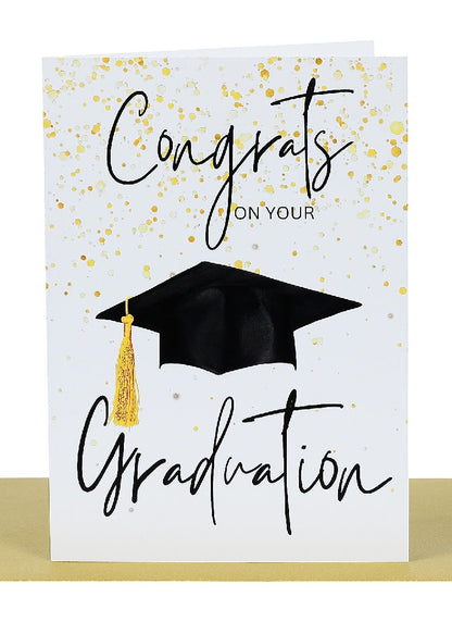 Embellished Congrats On Your Graduation Greeting Card