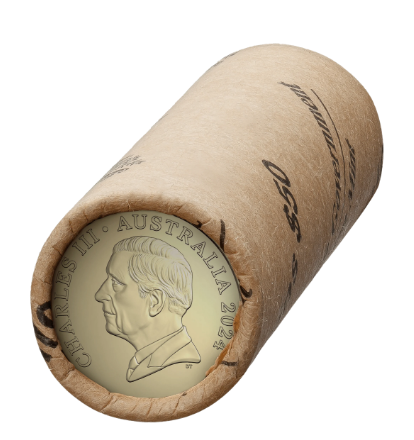 King Charles Iii Effigy 2024 $2 Circulated Coin Non-premium Roll