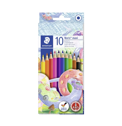 Staedtler Noris Maxi Coloured Pencils 10 Pack