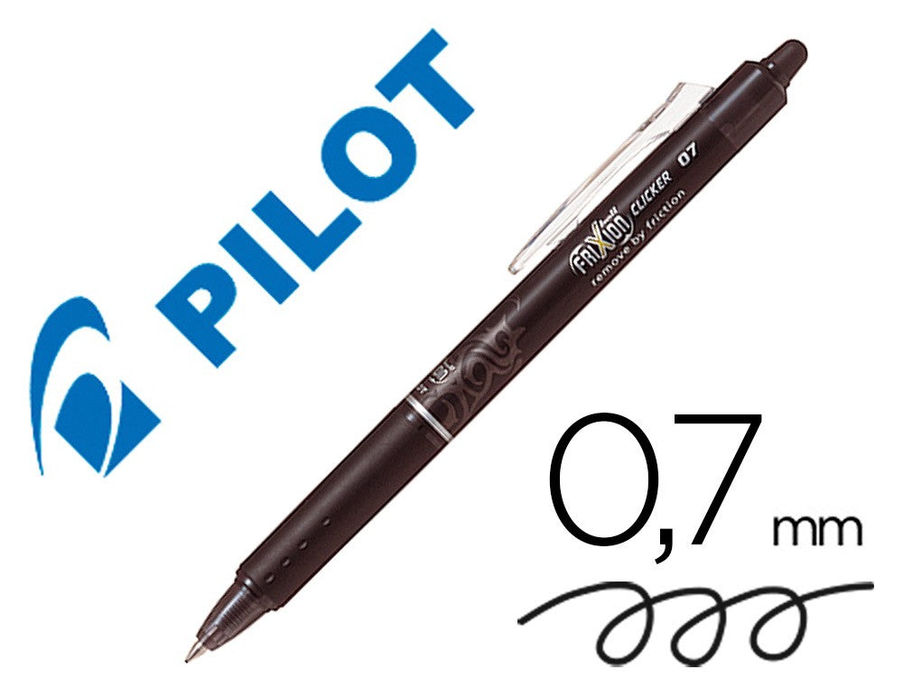 Pilot Frixion Clicker Erasable Gel Pen 0.7mm