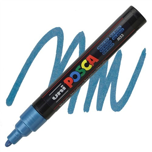 Uni Posca Metallic Paint Marker 2.5mm Chisel Tip