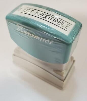 X-stamper #1124 Not Negotiable