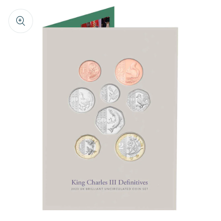 King Charles Iii Definitives 2023 Uk Brilliant Uncirculated Coin Set