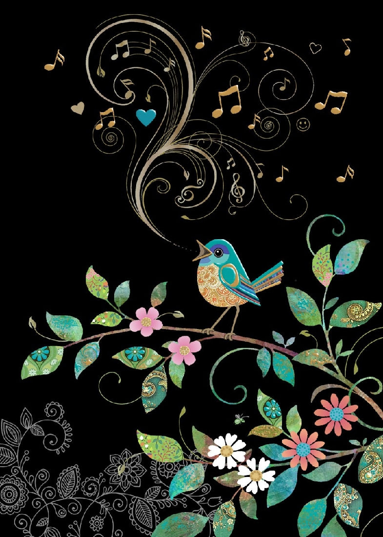 Blue Bird Greeting Card