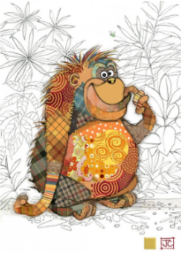 Obi Orangutan Greeting Card