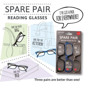 Reading Glasses 1.5+ 3pkt