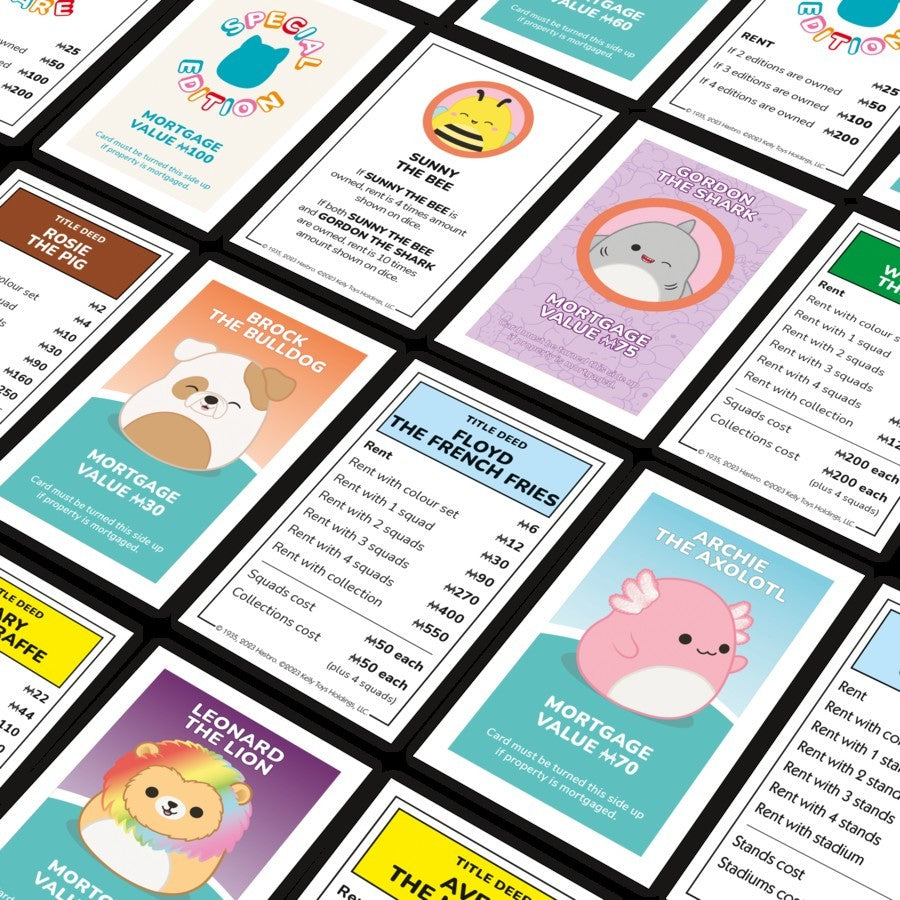Monopoly Squishmallows Board Game: 2023