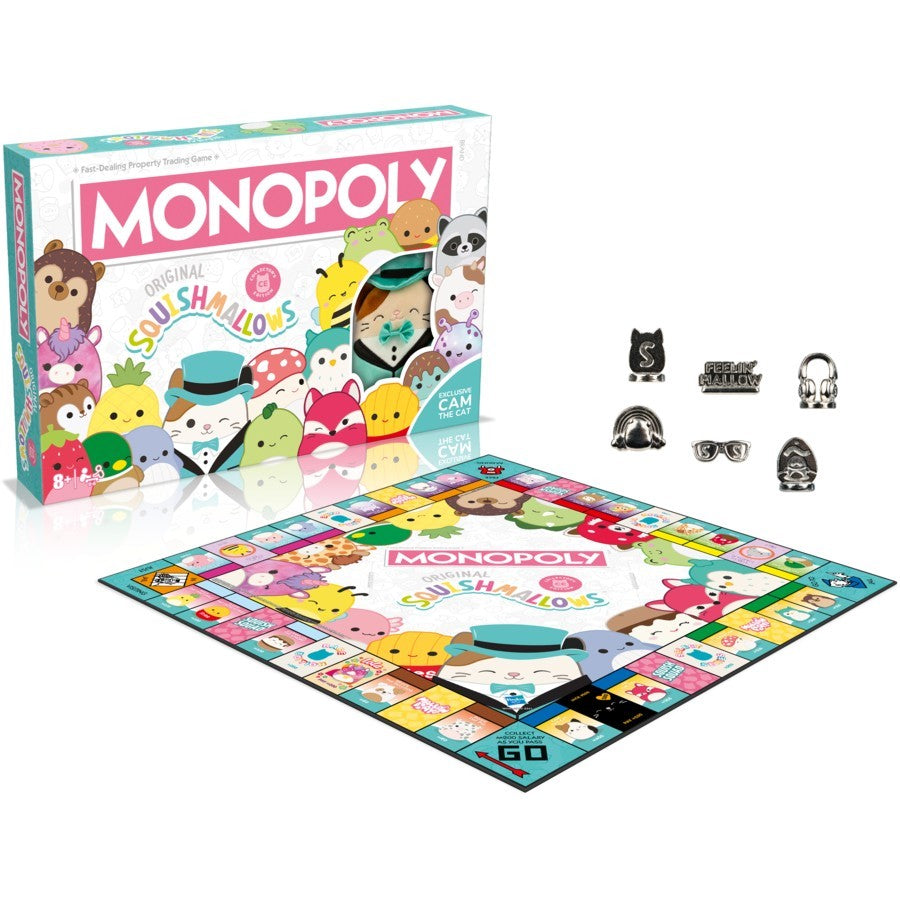 Monopoly Squishmallows Board Game: 2023