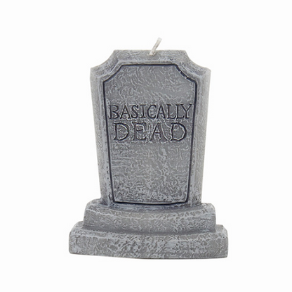 Basically Dead Tombstone Candle