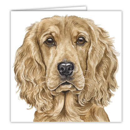 Cocker Spaniel Dog Art Greeting Card