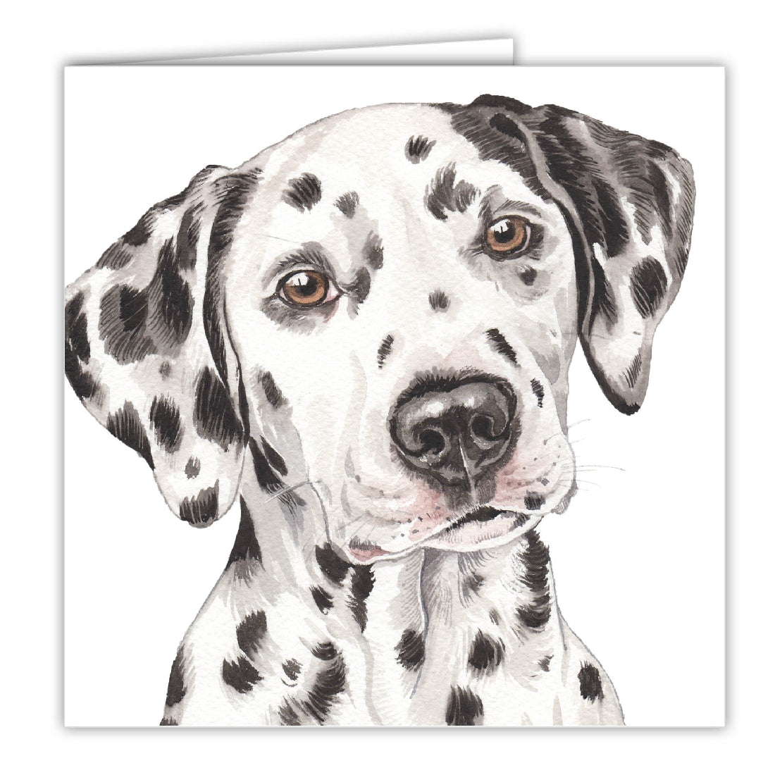 Dalmatian Art Greeting Card